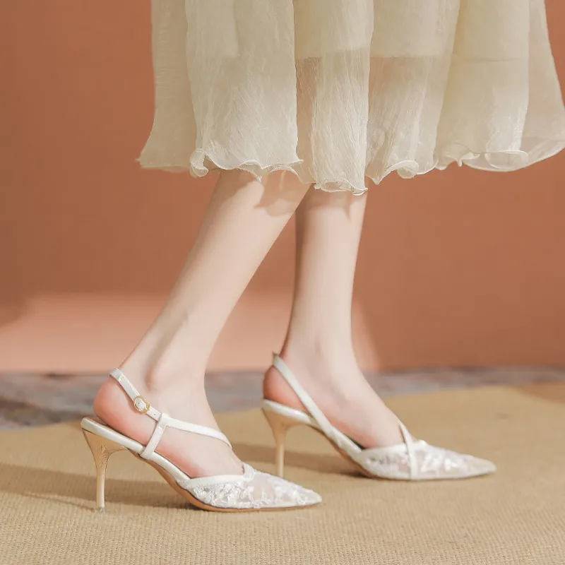 YAFEI XUANYU Slim Heel High Heels Women's-16