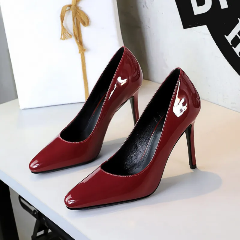YAFEI XUANYU Slim Heel High Heels 10CM Women's-13