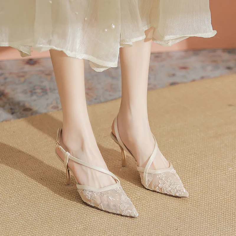 YAFEI XUANYU Slim Heel High Heels Women's-21