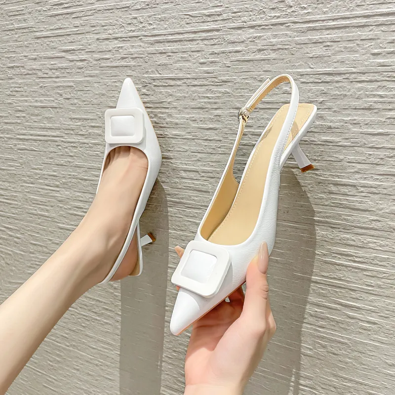 YAFEI XUANYU Slim Heel High Heels 6cm Women's-8