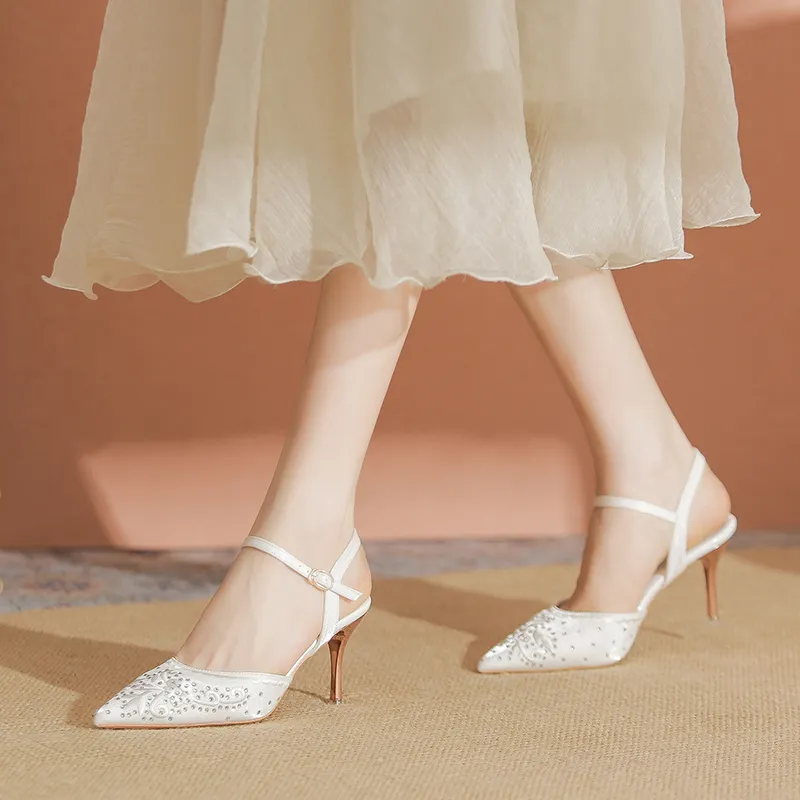 YAFEI XUANYU Slim Heel High Heels 7cm Women's-3