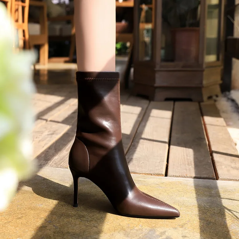 YAFEI XUANYU Ankle Boots 7.5CM Women's-6