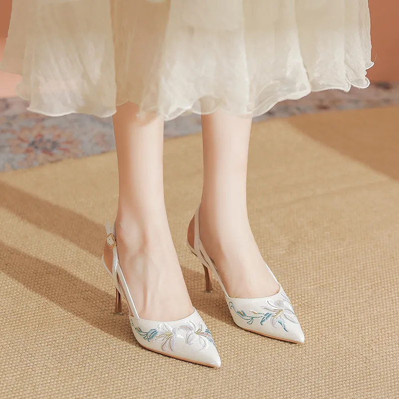 YAFEI XUANYU Slim Heel High Heels 7cm Women's-8