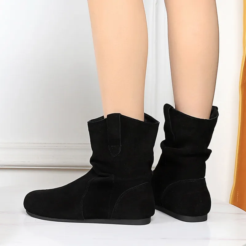 YAFEI XUANYU Ankle Boots 1CM Women's-2