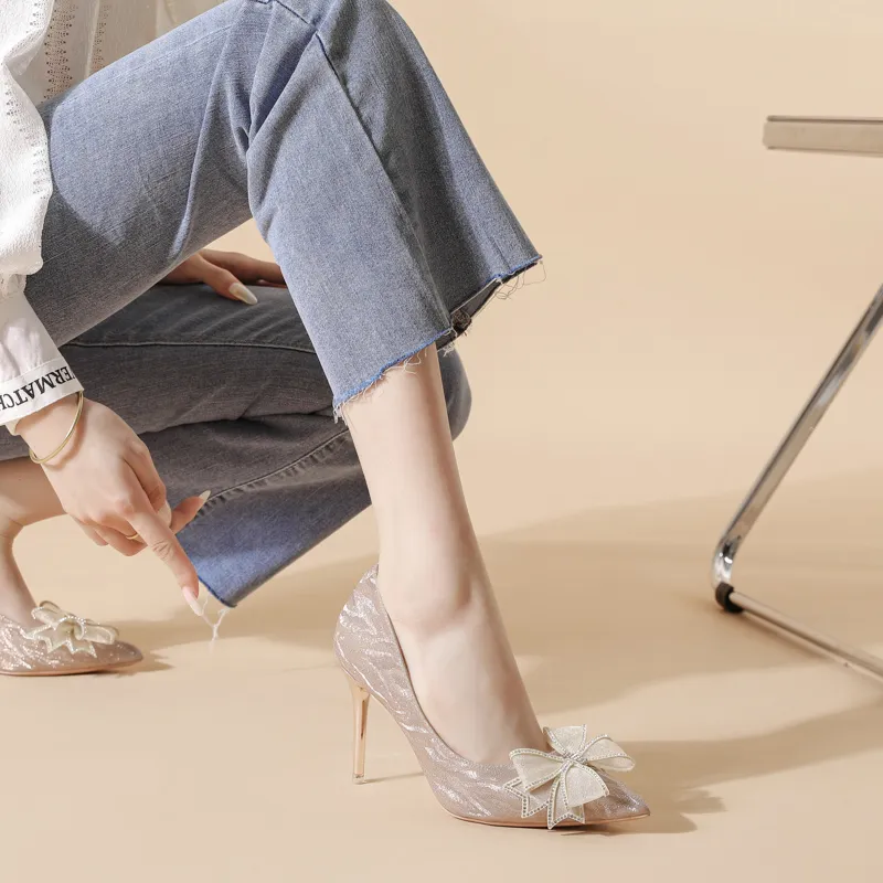 YAFEI XUANYU Slim Heel High Heels Women's-12