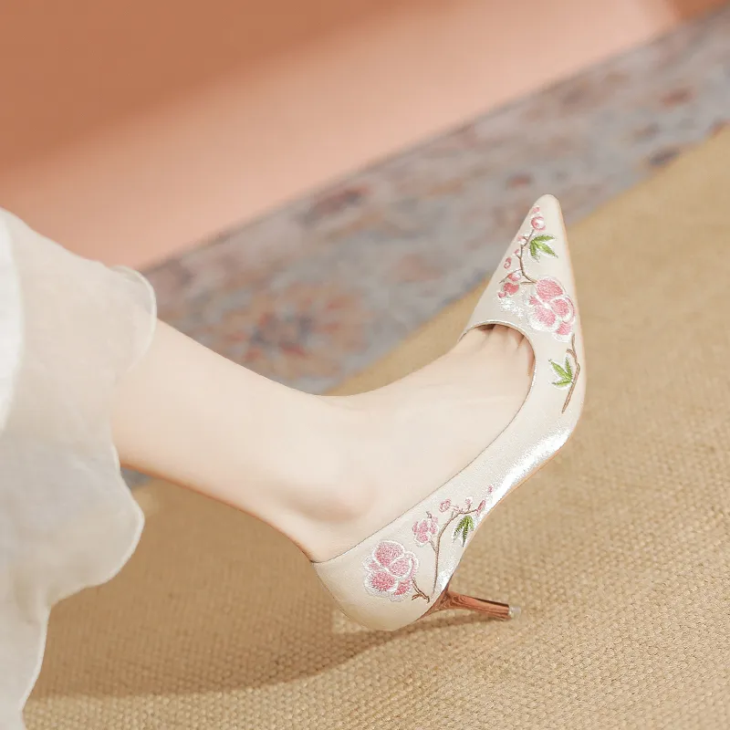 YAFEI XUANYU Slim Heel High Heels 7cm Women's-7