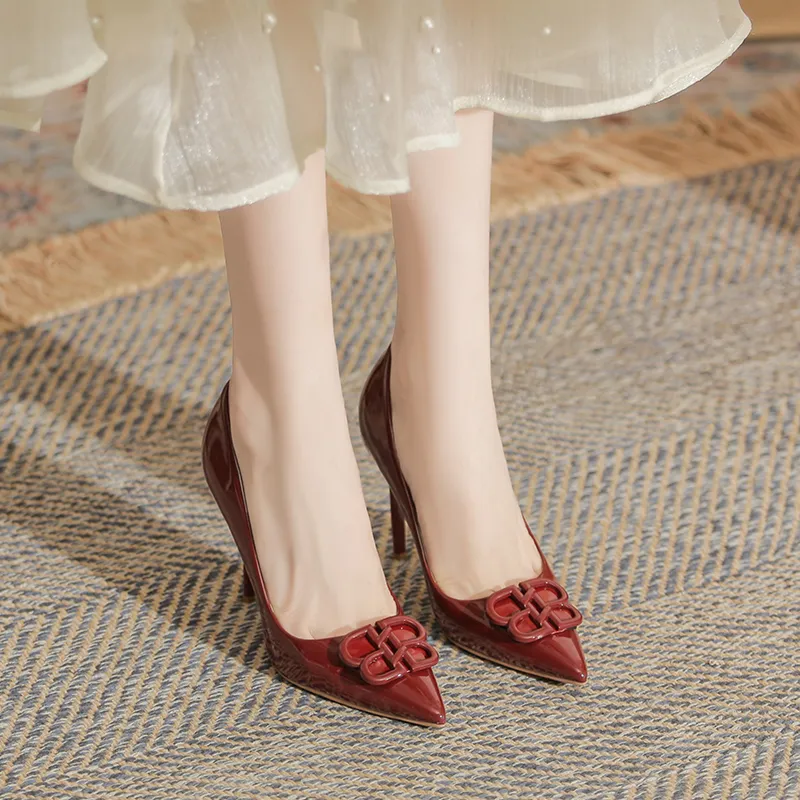YAFEI XUANYU Slim Heel High Heels Women's-19