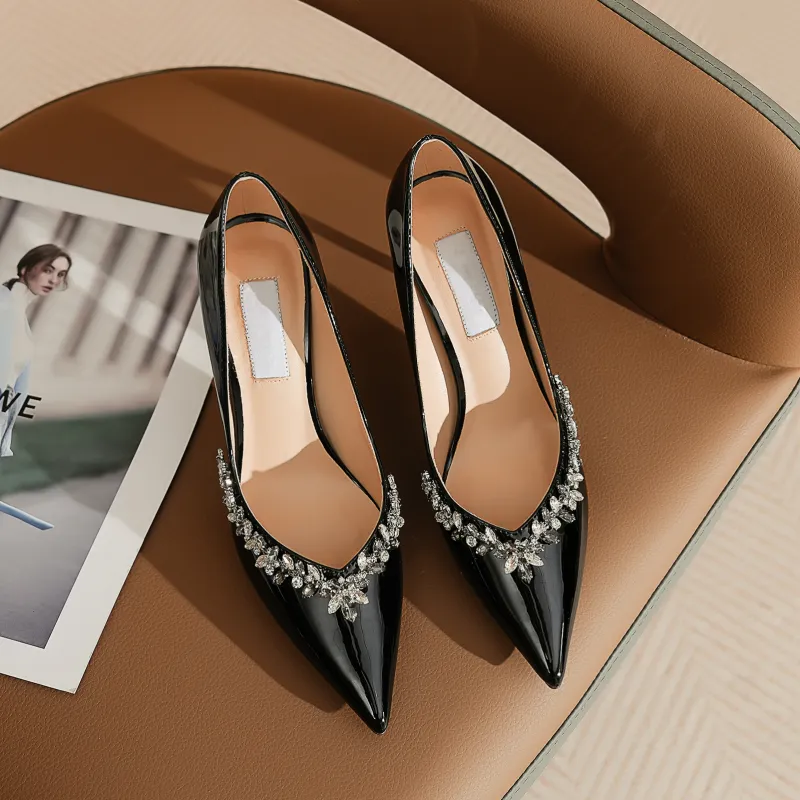 YAFEI XUANYU Slim Heel High Heels 8CM Women's-2