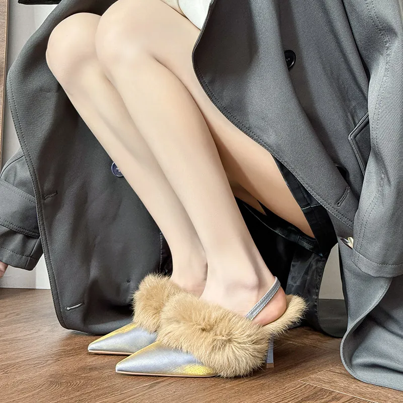 YAFEI XUANYU Slim Heel High Heels 8CM Women's-7
