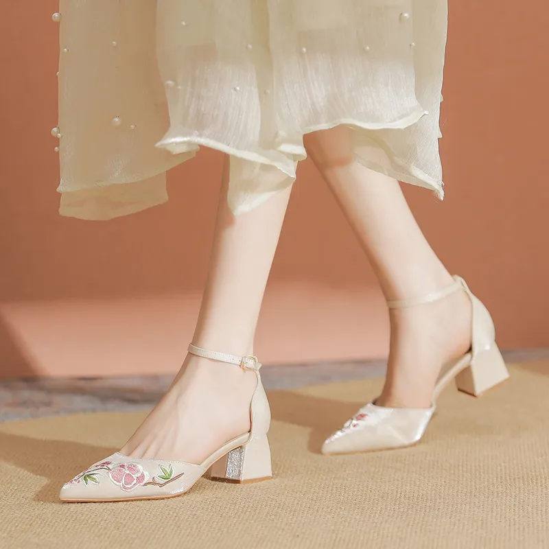 YAFEI XUANYU Chunky Heel High Heels Women's-3