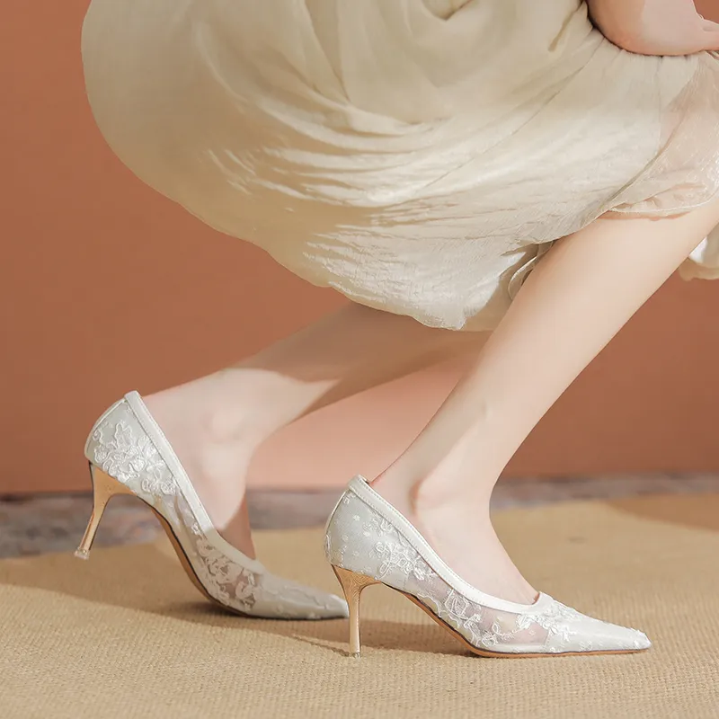YAFEI XUANYU Slim Heel High Heels Women's-14
