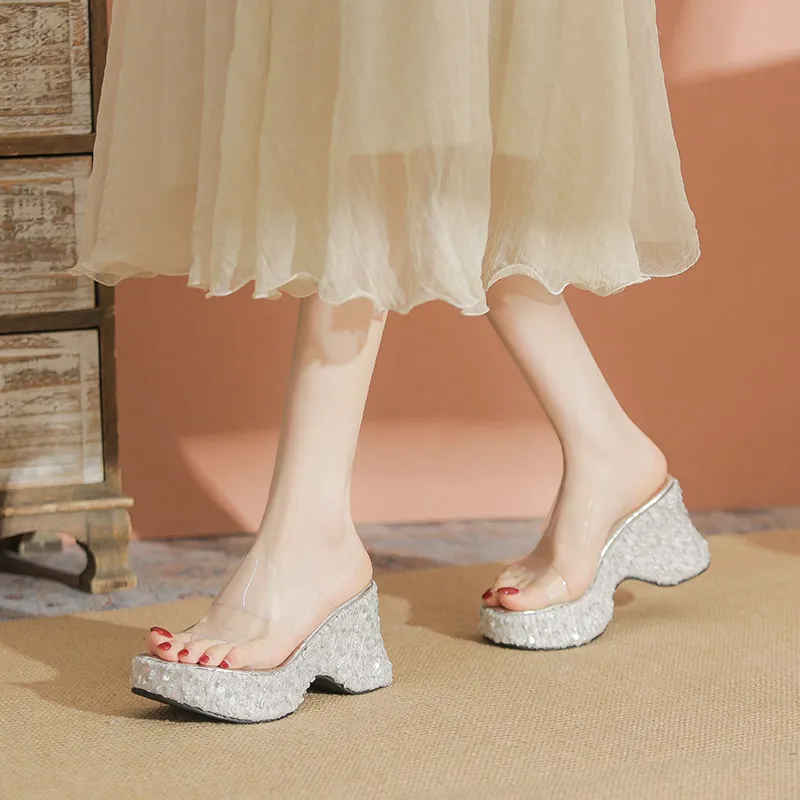 YAFEI XUANYU Rubber Sole Slip Resistant Abrasion Resistant Slide Slippers Women's-4