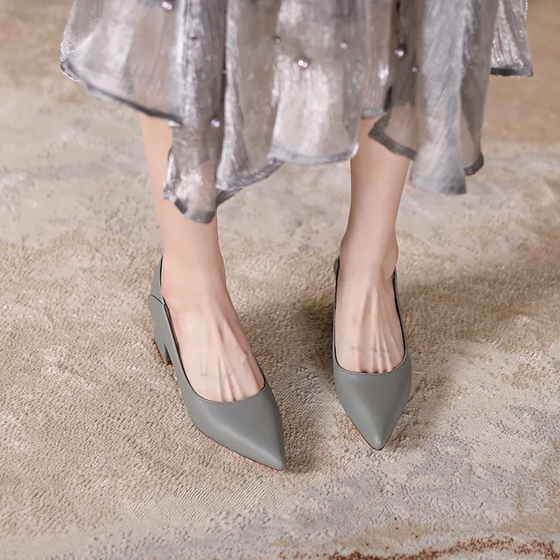 YAFEI XUANYU Chunky Heel High Heels Women's-34