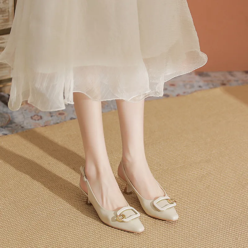 YAFEI XUANYU Slim Heel High Heels 4.5cm Women's-12