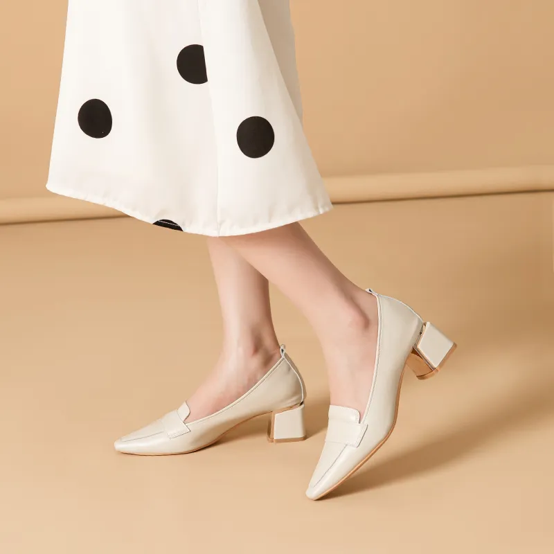 YAFEI XUANYU Chunky Heel High Heels 5cm Women's-13