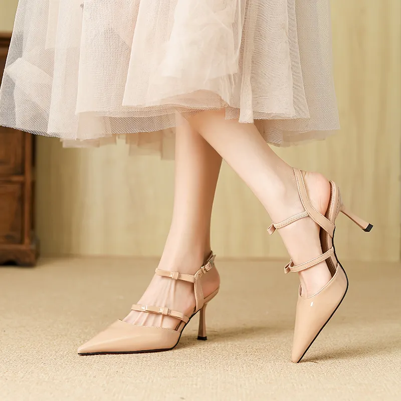 YAFEI XUANYU Slim Heel High Heels Women's-17