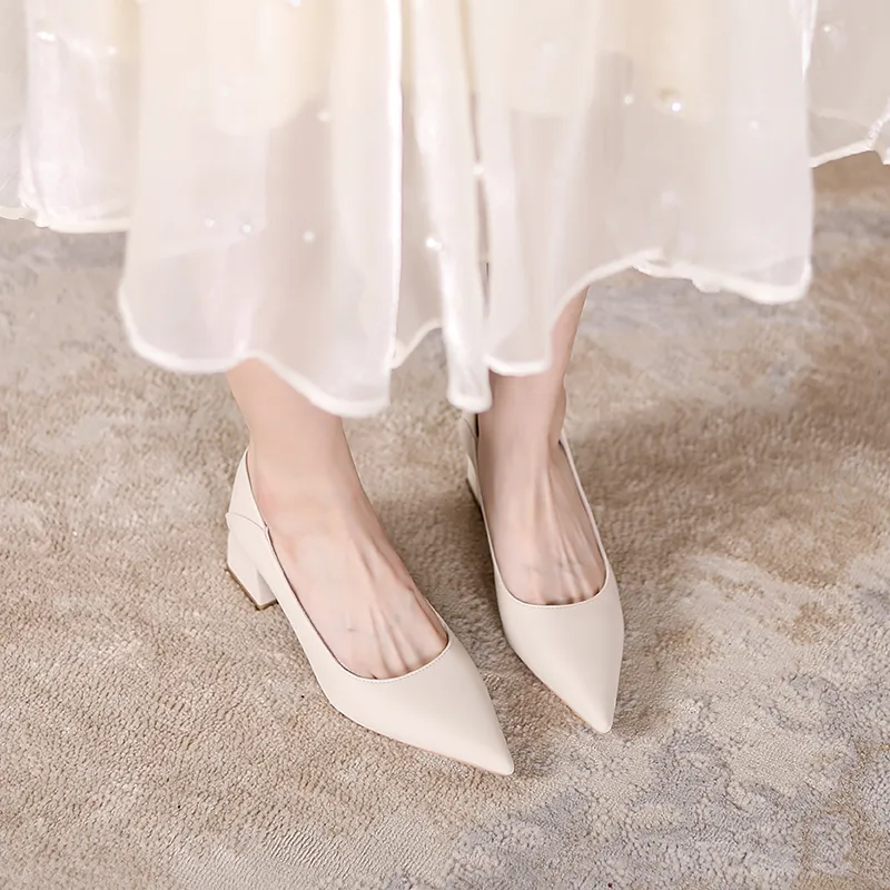 YAFEI XUANYU Chunky Heel High Heels Women's-2