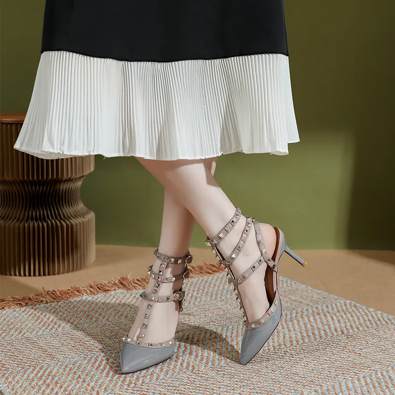 YAFEI XUANYU Slim Heel High Heels Women's-15