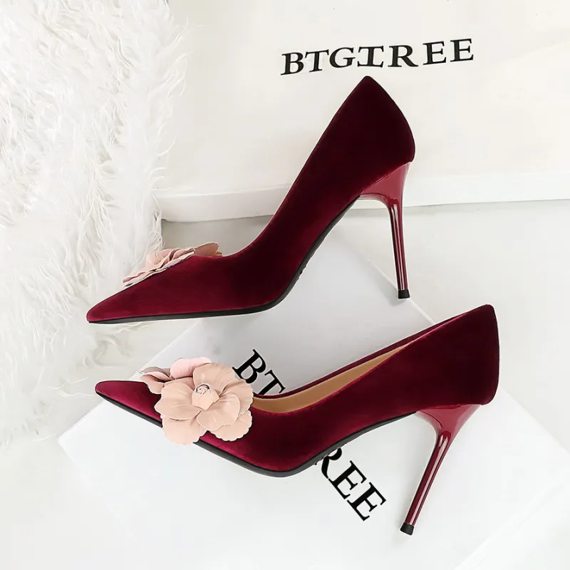 YAFEI XUANYU Slim Heel High Heels Women's-7