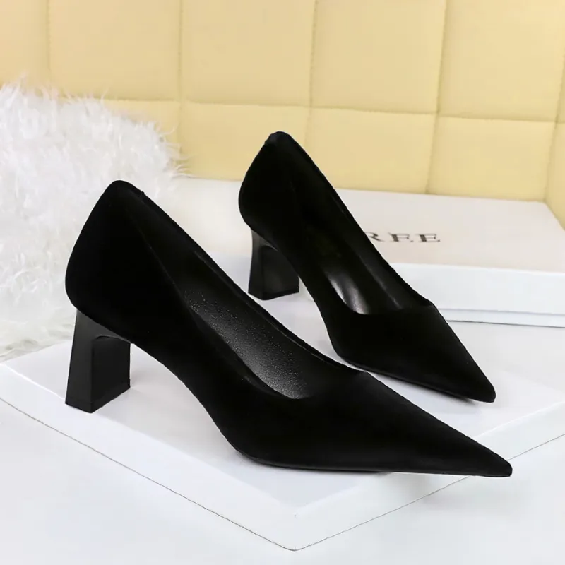 YAFEI XUANYU Chunky Heel High Heels 6CM Women's-14