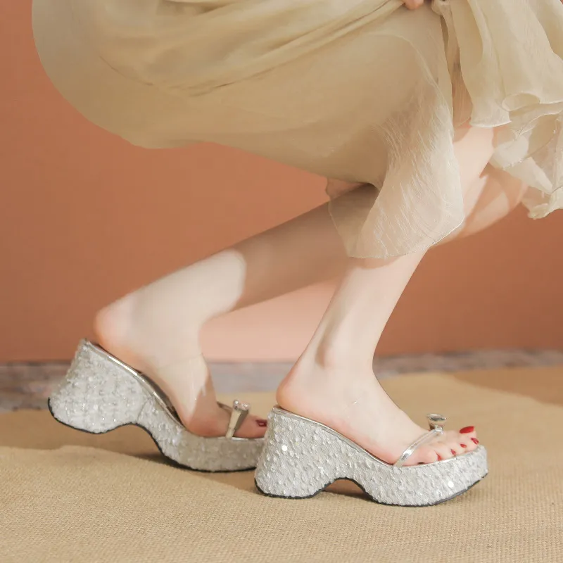 YAFEI XUANYU Rubber Sole Slide Slippers Women's-5