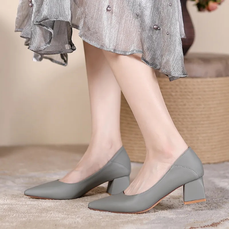 YAFEI XUANYU Chunky Heel High Heels Women's-32