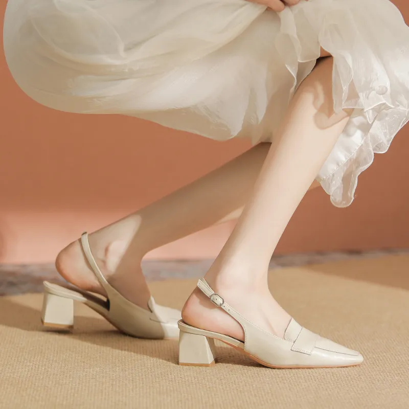 YAFEI XUANYU Chunky Heel High Heels 5cm Women's-9