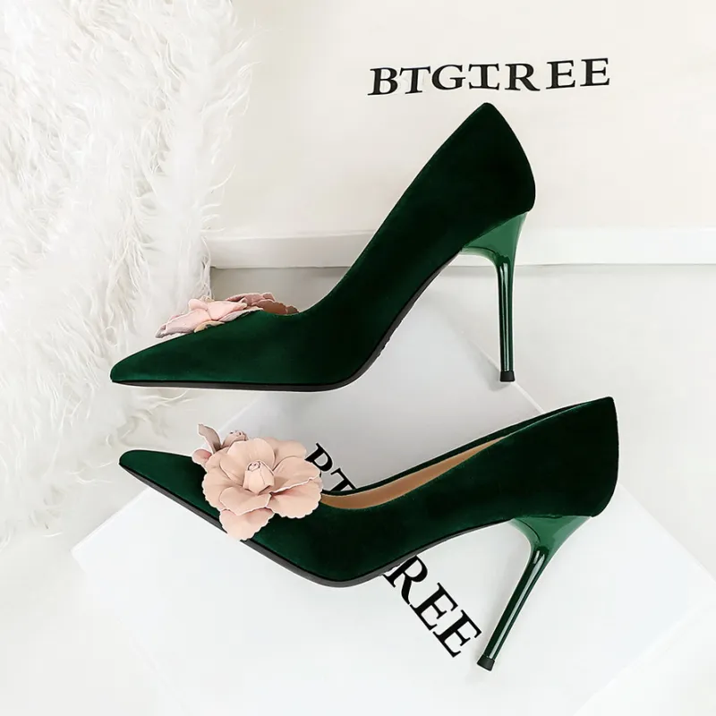 YAFEI XUANYU Slim Heel High Heels Women's-15