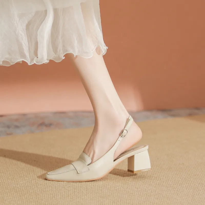 YAFEI XUANYU Chunky Heel High Heels 5cm Women's-7