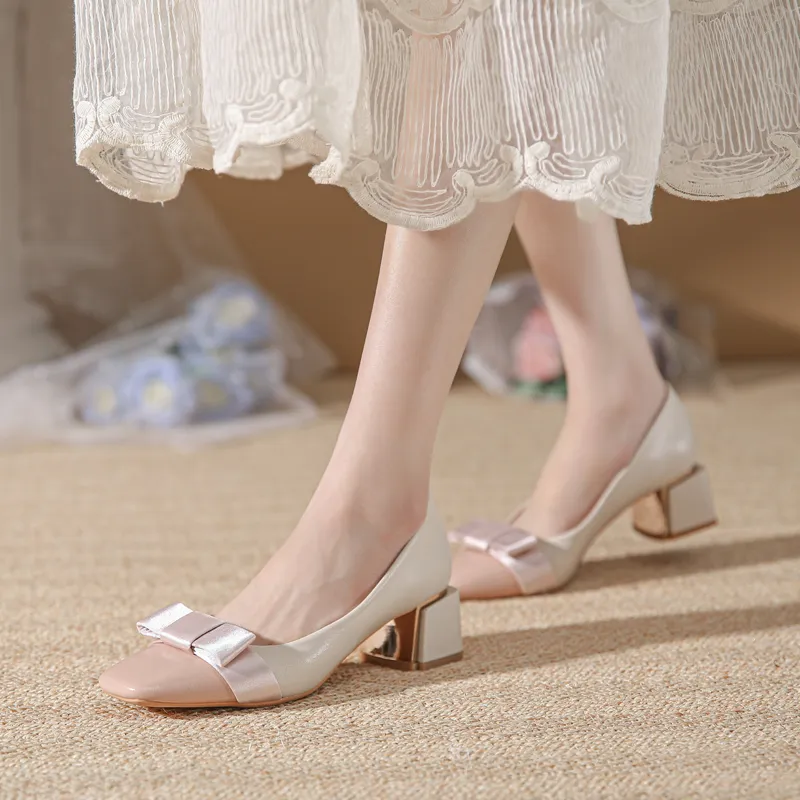 YAFEI XUANYU Chunky Heel High Heels 5cm Women's-8