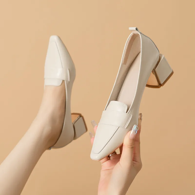 YAFEI XUANYU Chunky Heel High Heels 5cm Women's-9