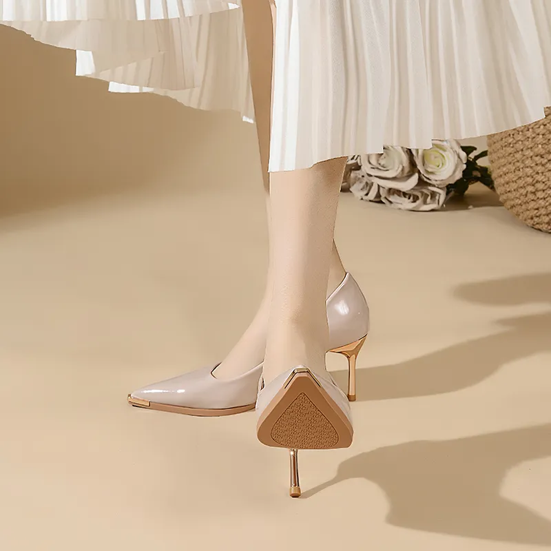 YAFEI XUANYU Slim Heel High Heels 7.5CM Women's-15