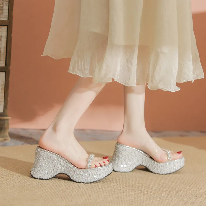YAFEI XUANYU Rubber Sole Abrasion Resistant Slide Slippers Women's-5