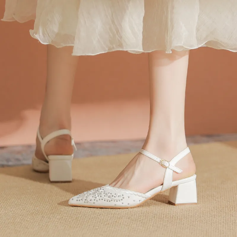 YAFEI XUANYU Chunky Heel High Heels 5cm Women's-4