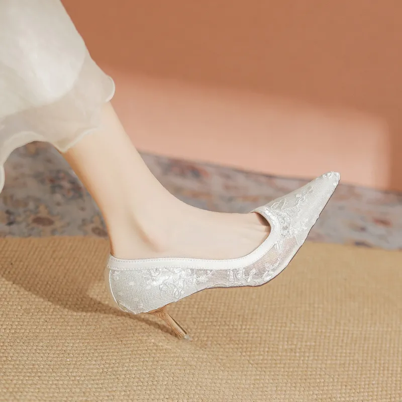 YAFEI XUANYU Slim Heel High Heels Women's-11