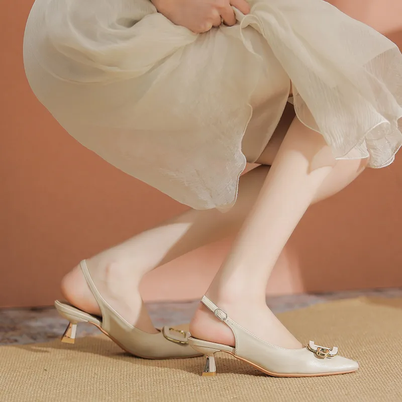 YAFEI XUANYU Slim Heel High Heels 4.5cm Women's-1