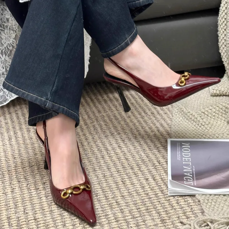 YAFEI XUANYU Slim Heel High Heels Women's-15