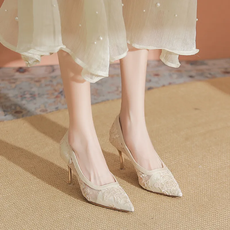 YAFEI XUANYU Slim Heel High Heels Women's-25