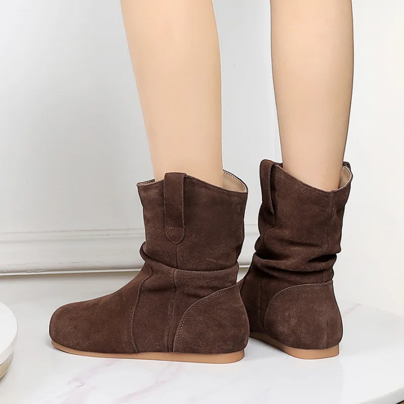 YAFEI XUANYU Ankle Boots 1CM Women's-18