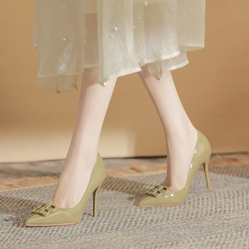 YAFEI XUANYU Slim Heel High Heels Women's-31