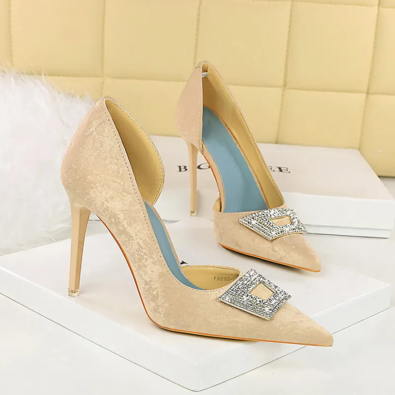 YAFEI XUANYU Slim Heel High Heels 10.5CM Women's-6