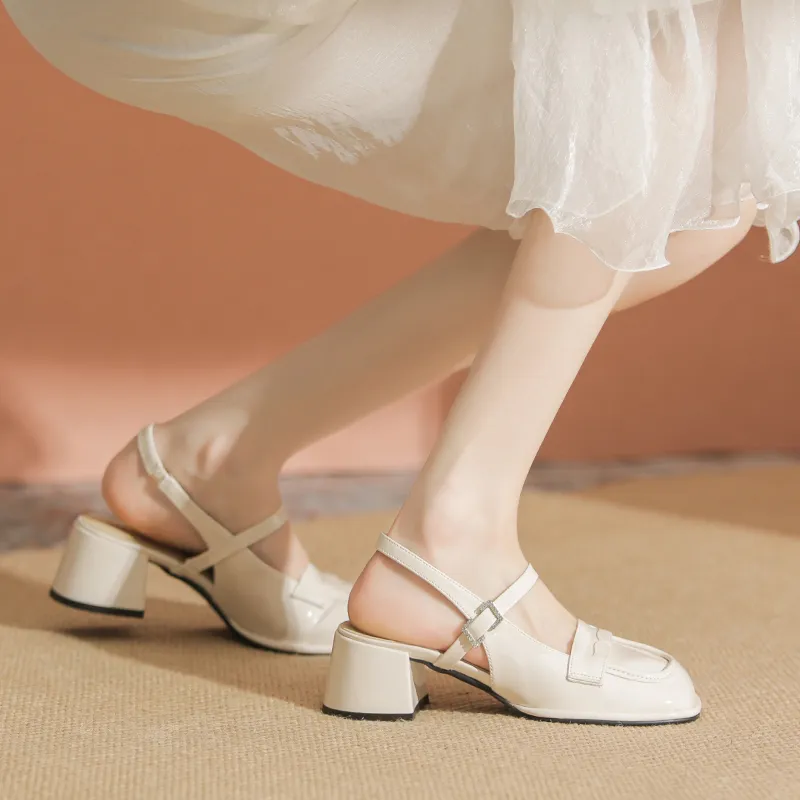 YAFEI XUANYU Chunky Heel High Heels Women's-9