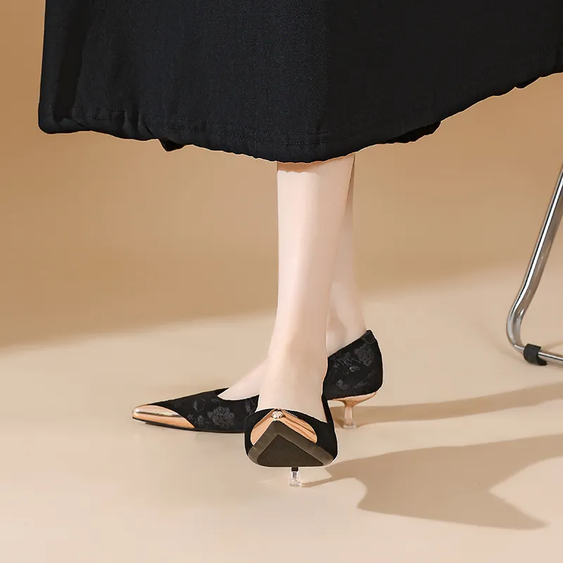 YAFEI XUANYU Slim Heel High Heels 5CM Women's-3