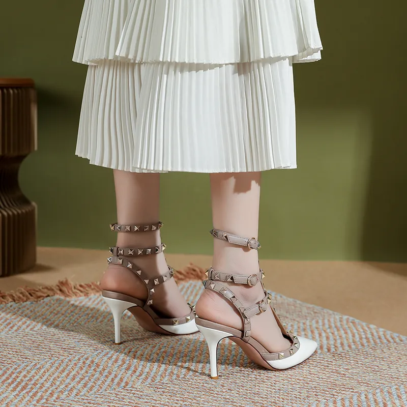 YAFEI XUANYU Slim Heel High Heels Women's-3