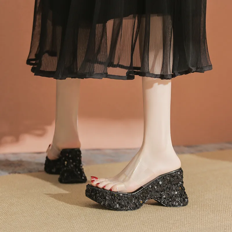 YAFEI XUANYU Rubber Sole Slip Resistant Abrasion Resistant Slide Slippers Women's-15