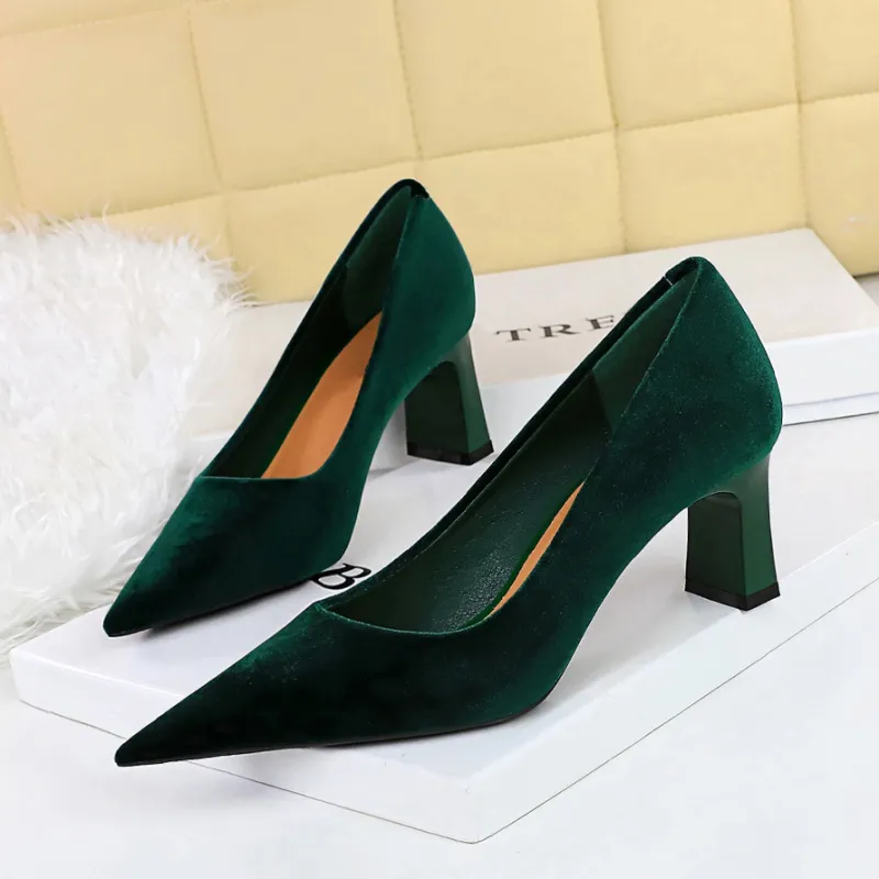YAFEI XUANYU Chunky Heel High Heels 6CM Women's-17