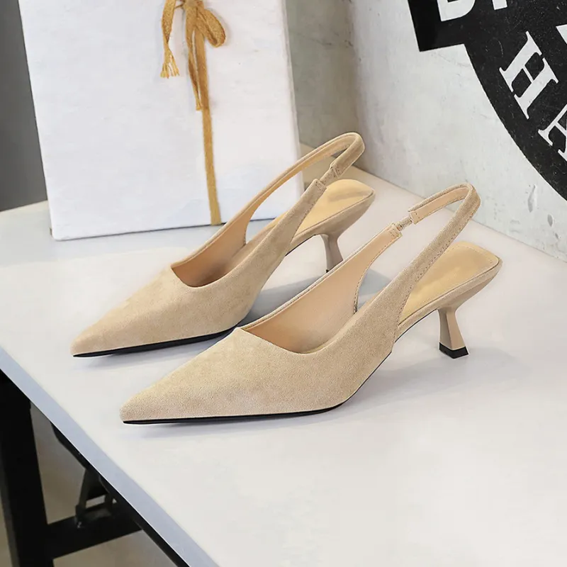 YAFEI XUANYU Slim Heel High Heels 7CM Women's-6