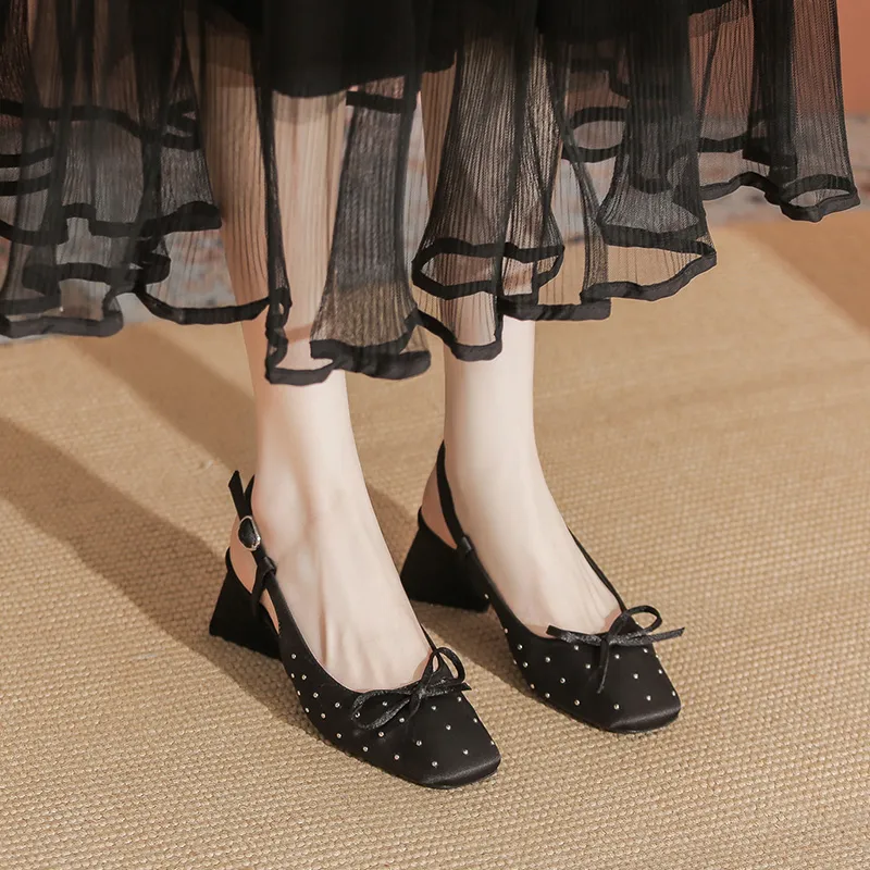 YAFEI XUANYU Chunky Heel High Heels Women's-1