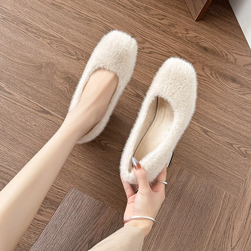 YAFEI XUANYU Chunky Heel High Heels 7CM Women's-4