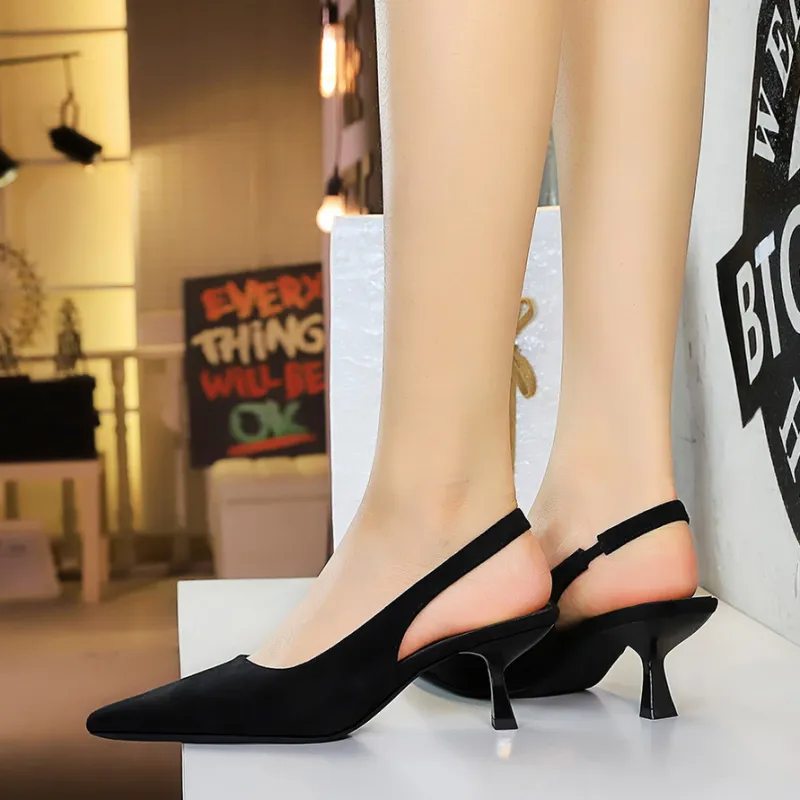 YAFEI XUANYU Slim Heel High Heels 7CM Women's-4
